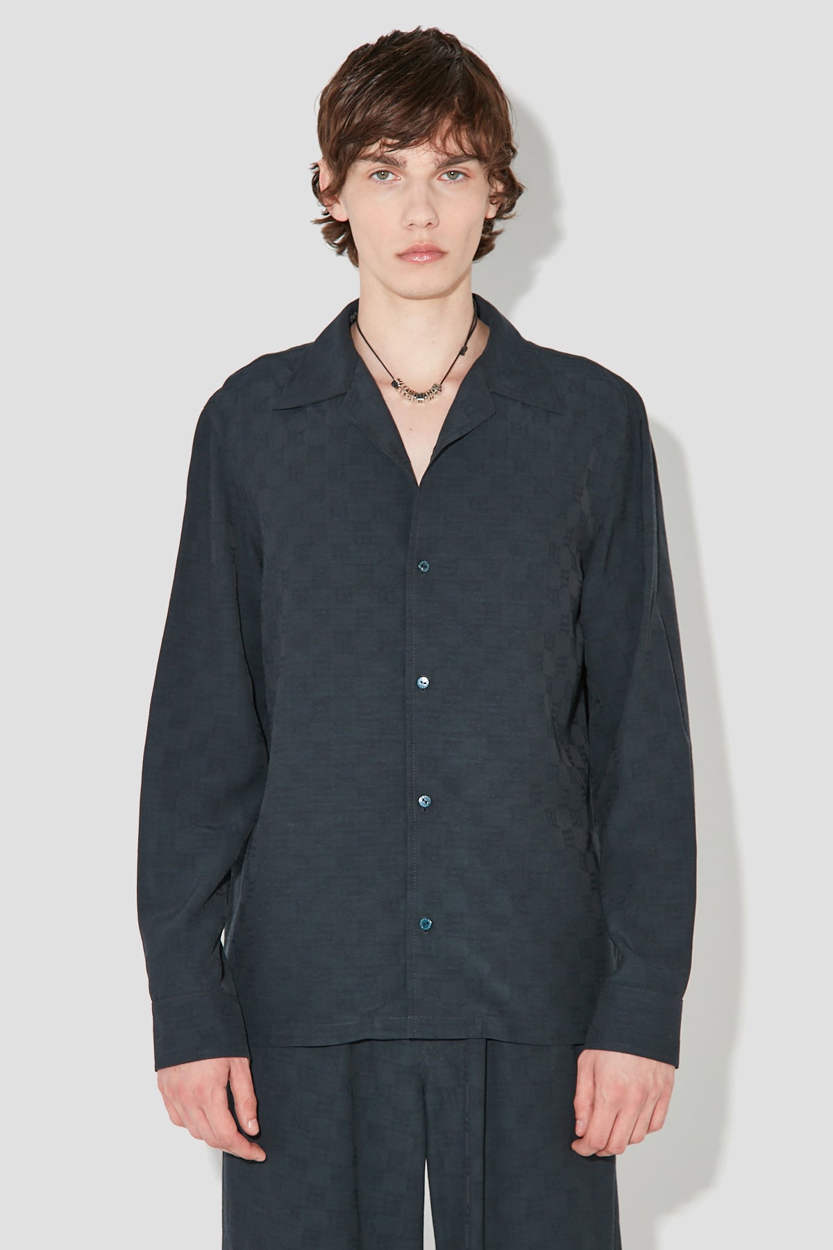 Resort Monogram Wool Shirt