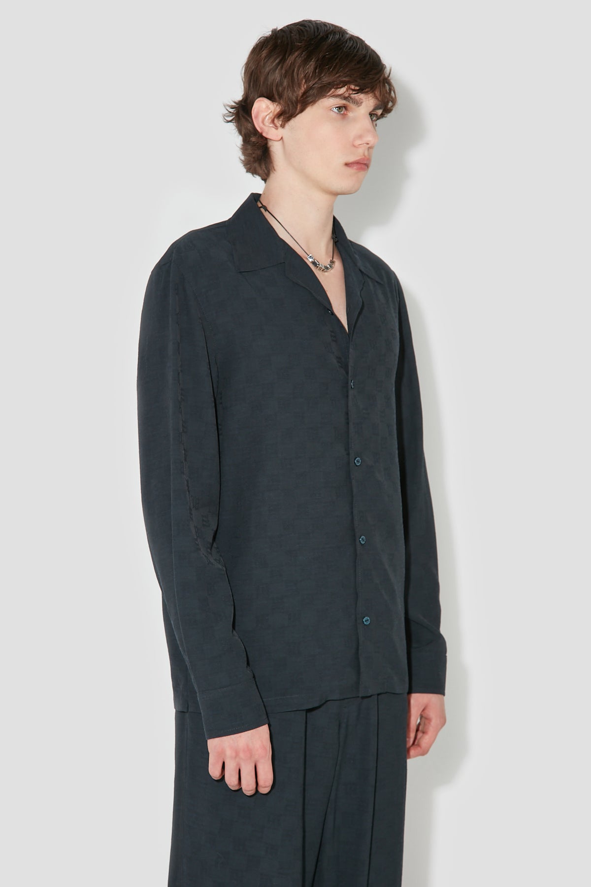 Resort Monogram Wool Shirt