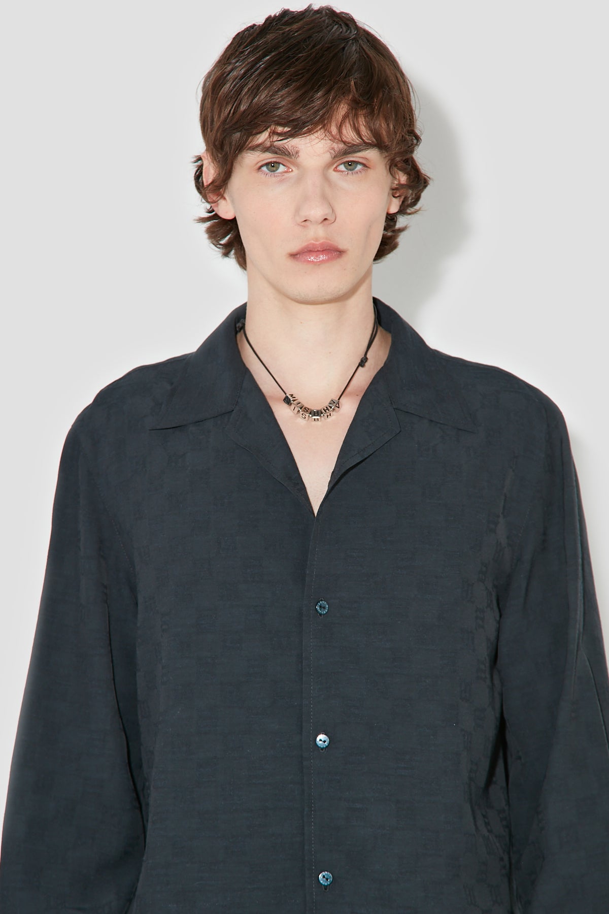 Resort Monogram Wool Shirt