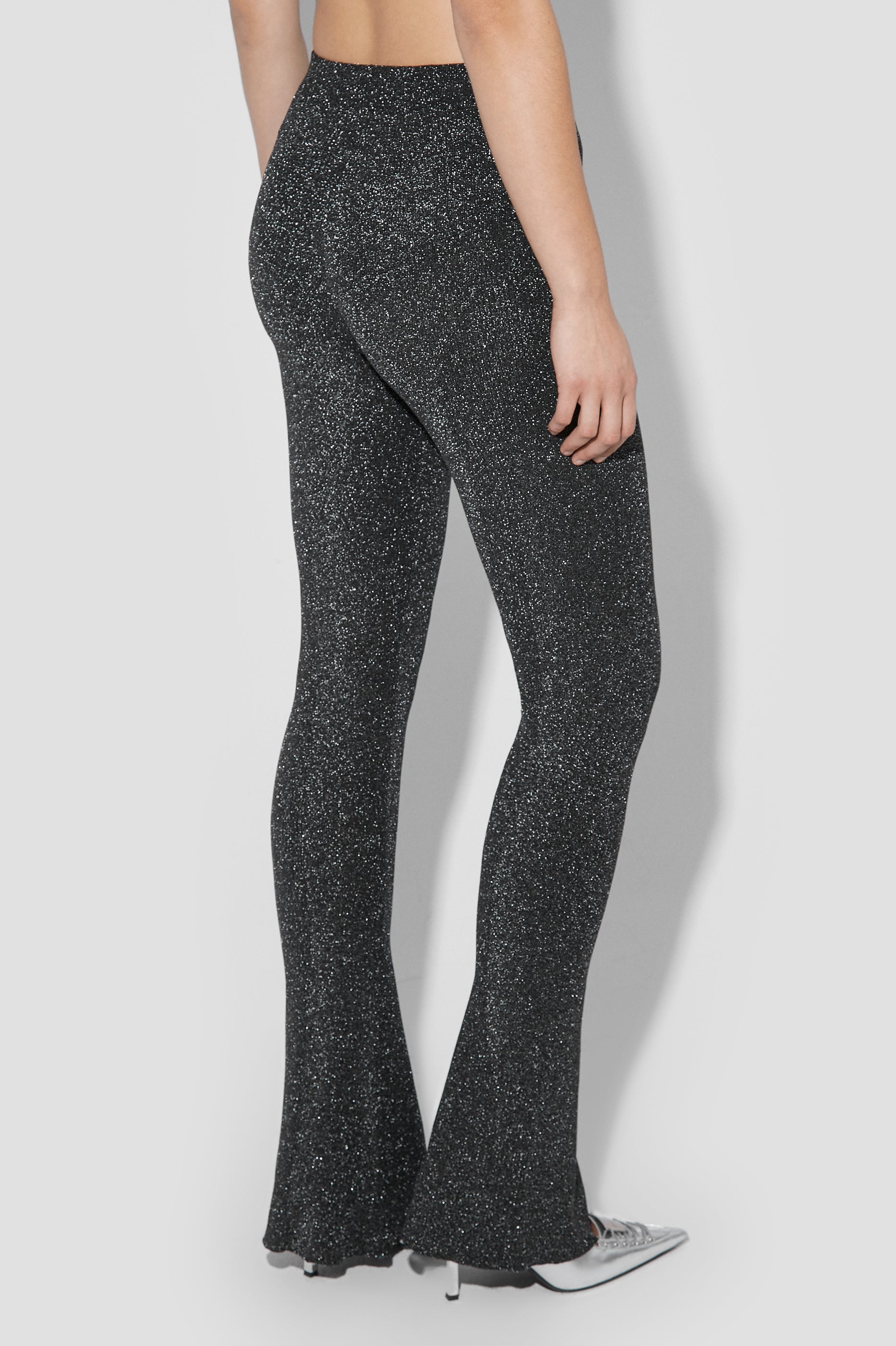 Knitted Flared Trousers