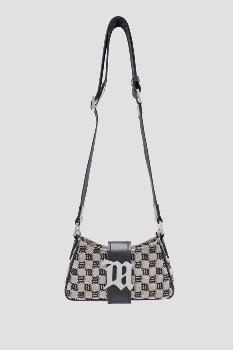 Jacquard Monogram Crossbody Bag Small