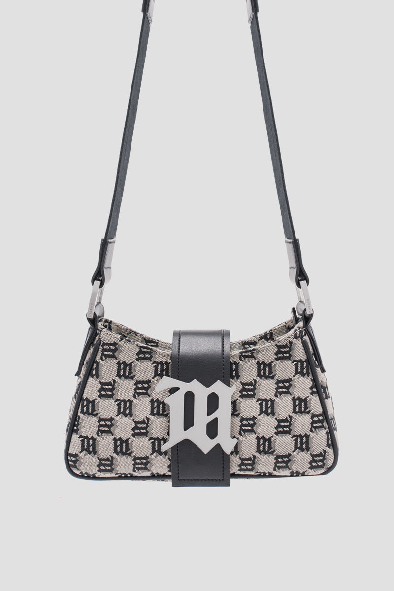 Jacquard Monogram Crossbody Bag Small