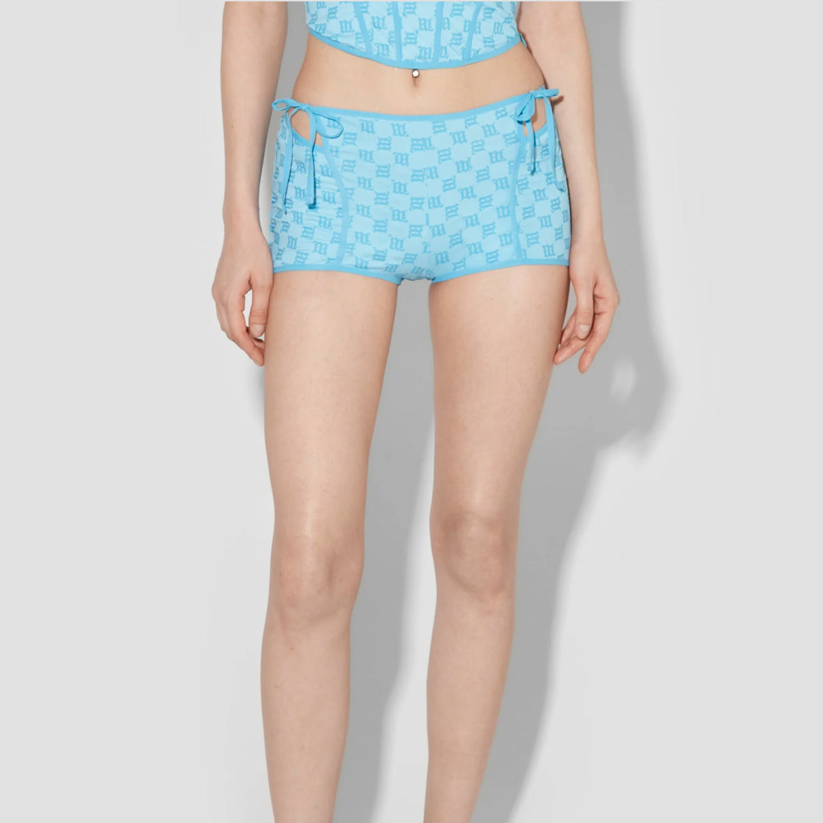 Monogram Coquette Shorts