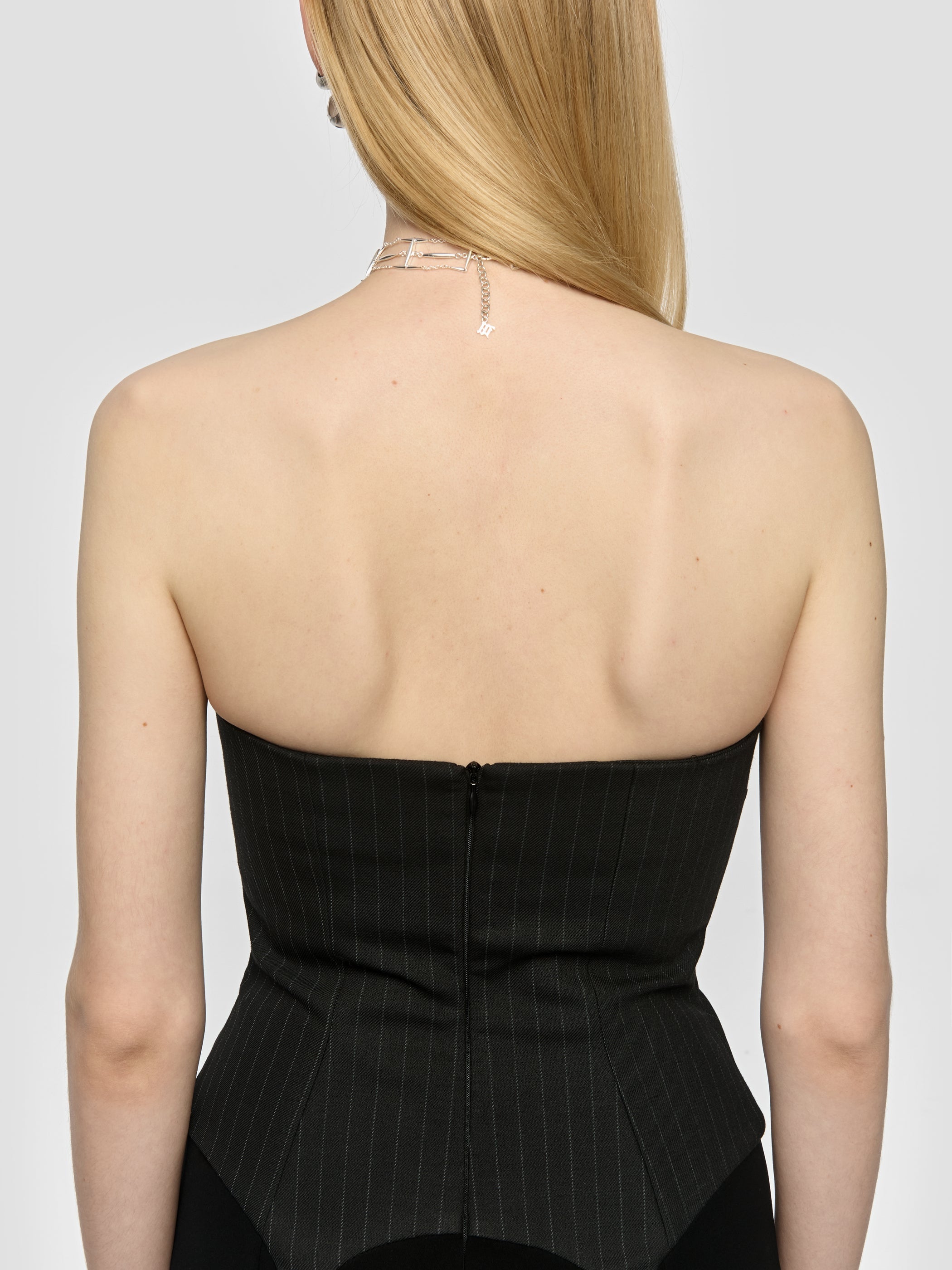 Pinstripe Maxi Dress