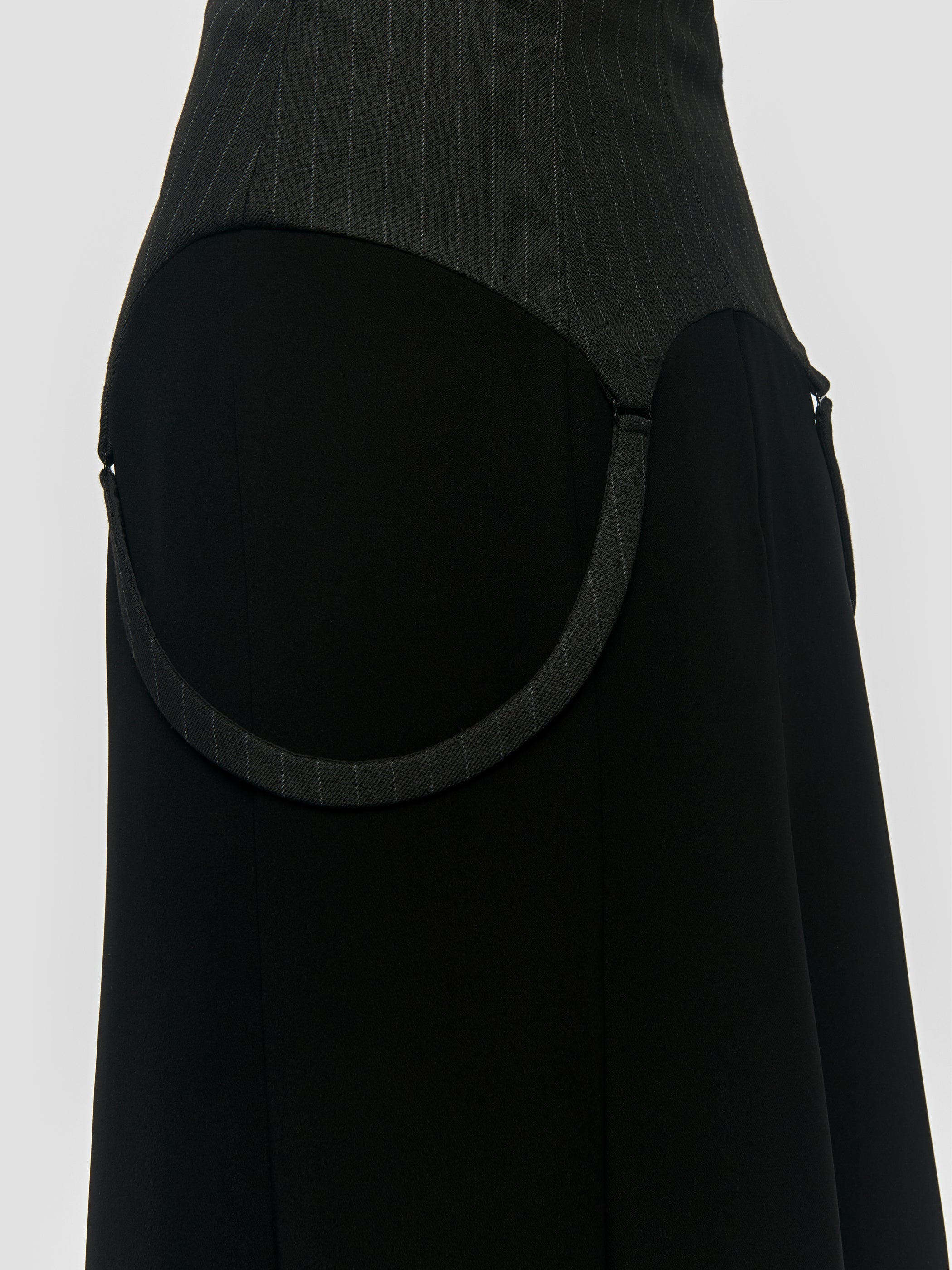 Pinstripe Maxi Dress
