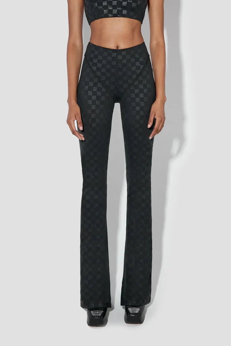 Monogram Flared Trousers