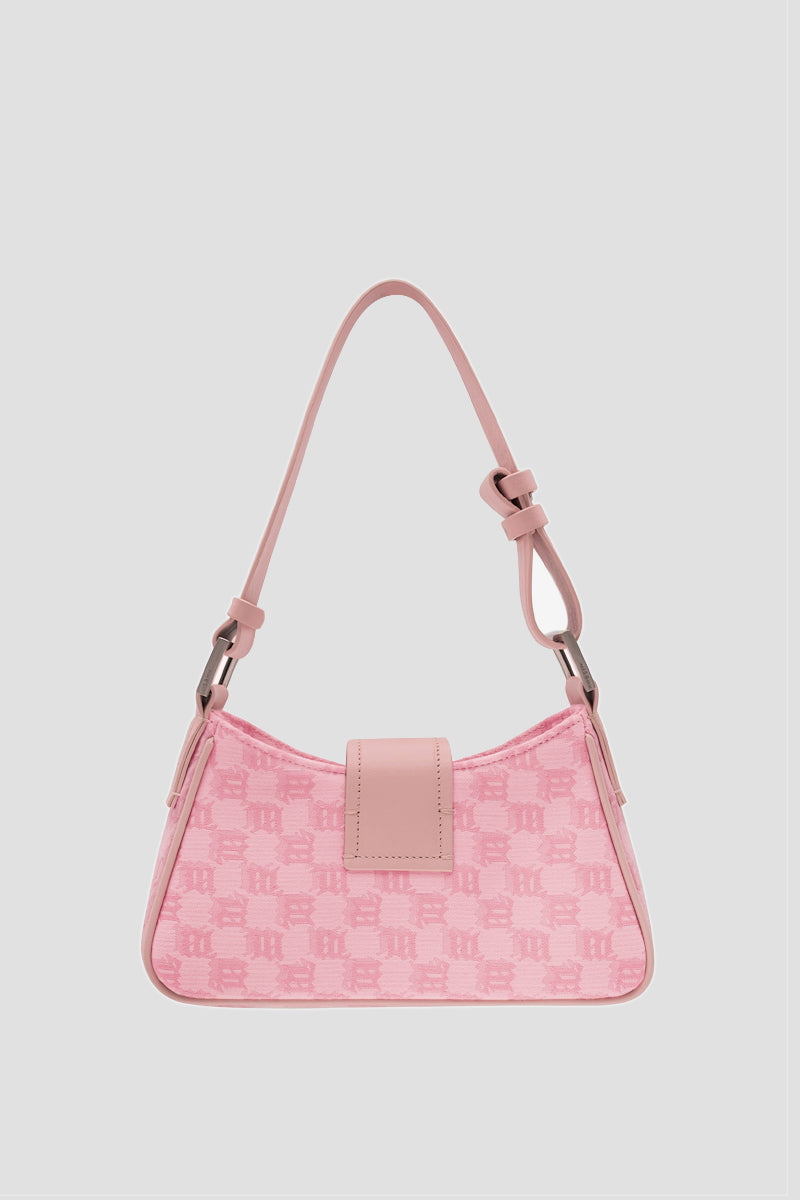 Jacquard Monogram Shoulder Bag Small