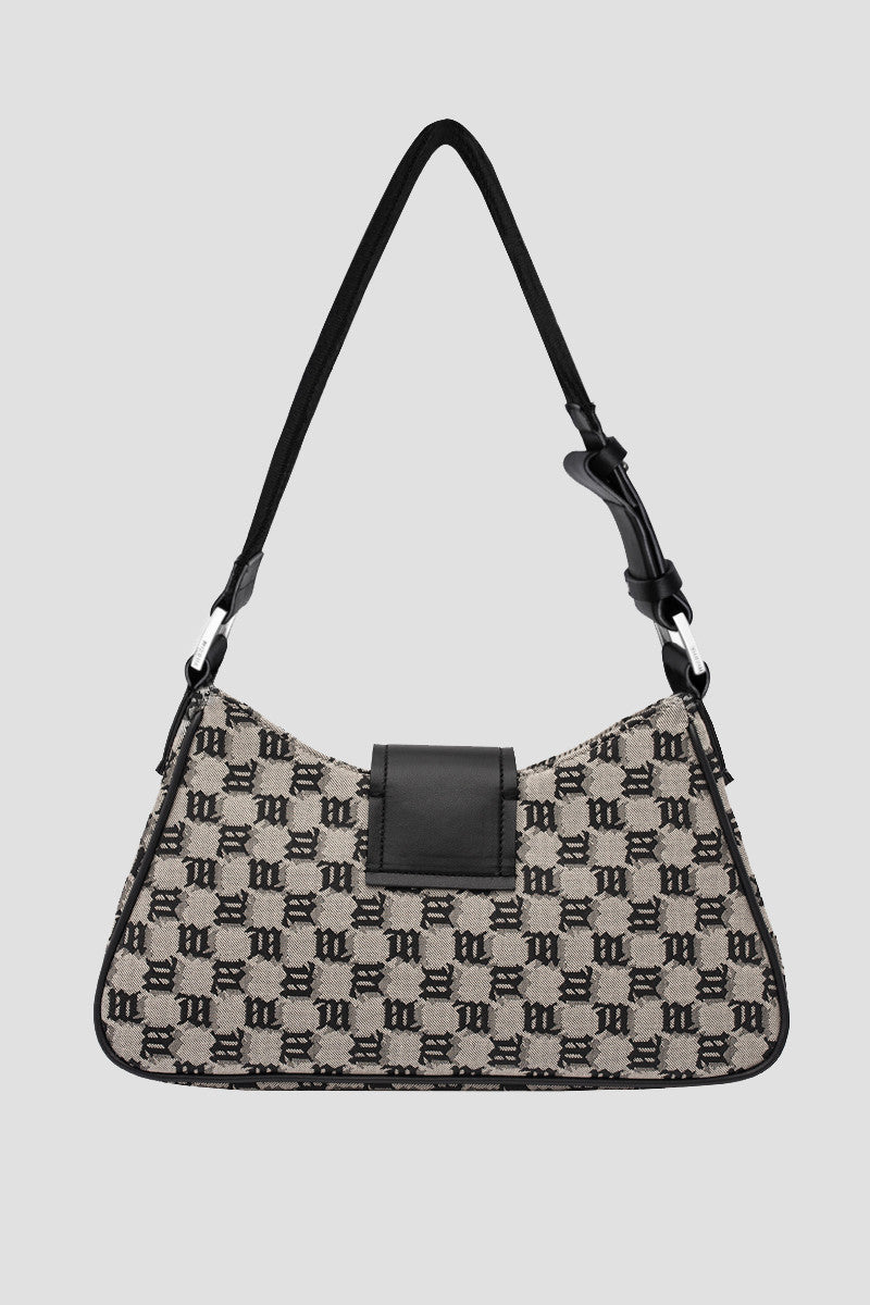 Jacquard Monogram Shoulder Bag Medium